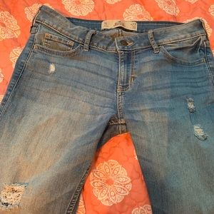 Hollister ripped jeans